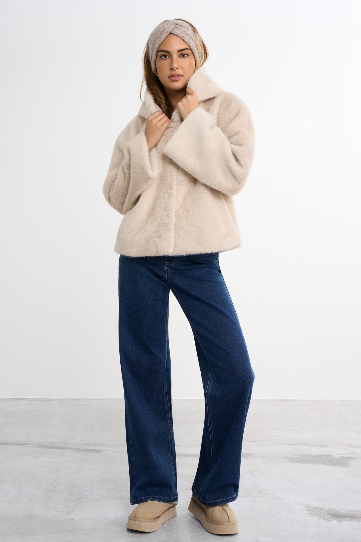 Faux Fur Jacket