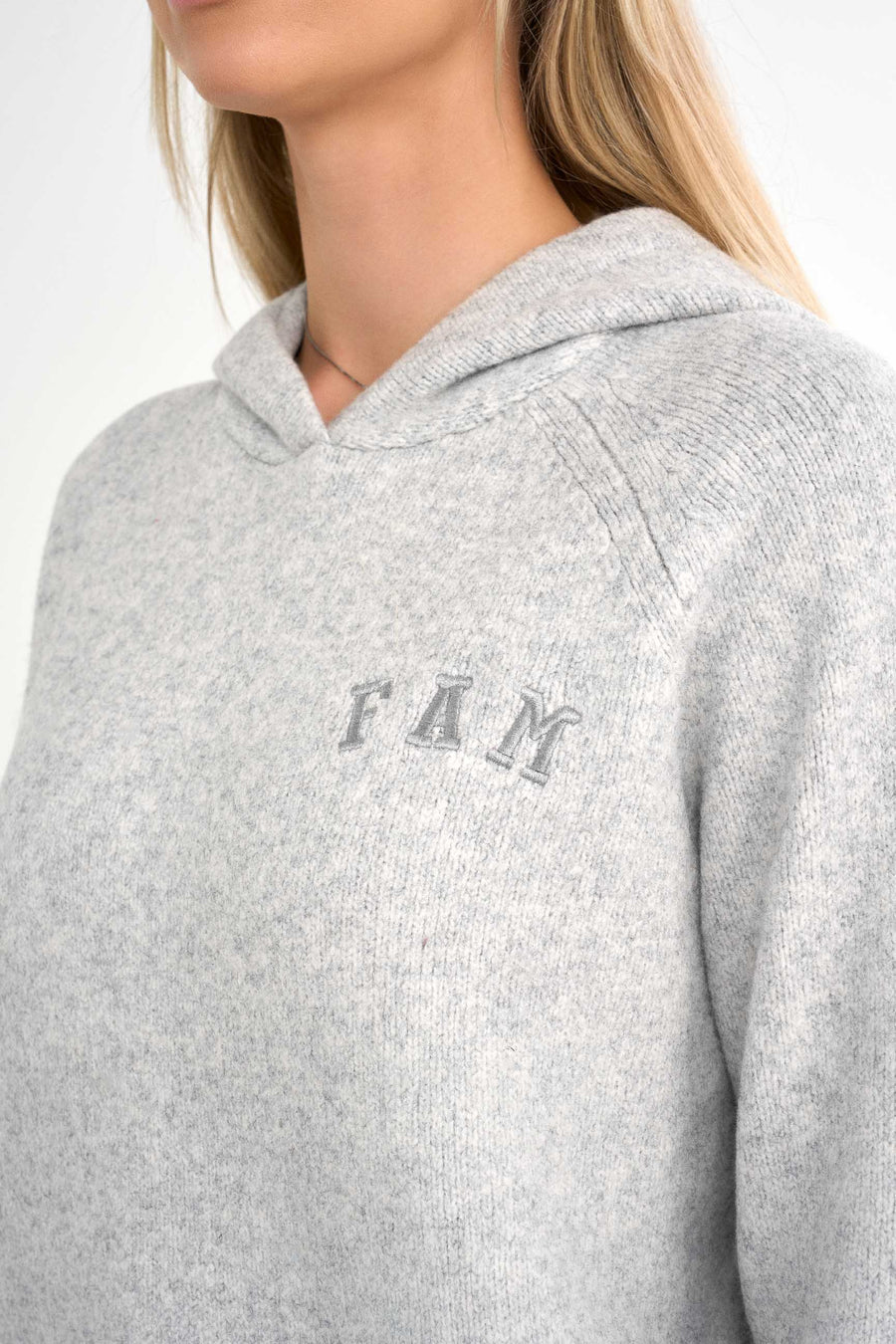 Legacy Knit Hoodie · Grey